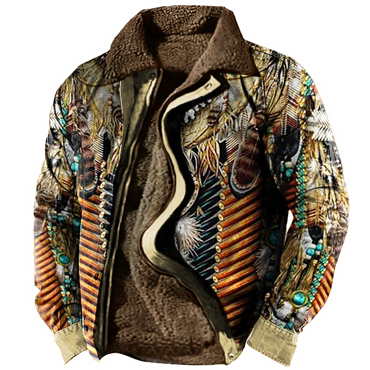 Native American Culture 3D Printed Tactical Jacket